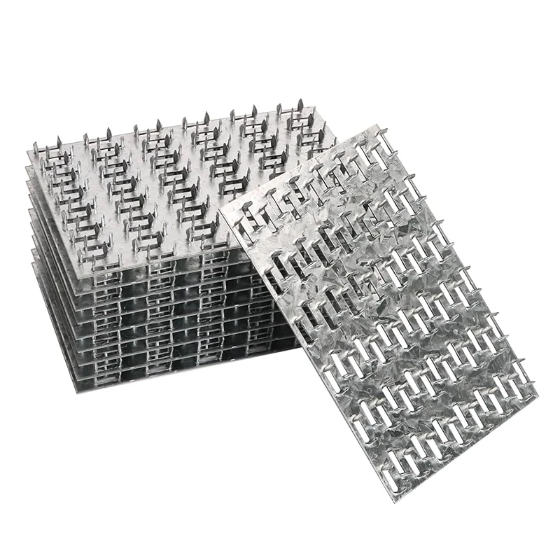 သစ်သား Connector Sheet သတ္တုအစိတ်အပိုင်းများ Nail Plate